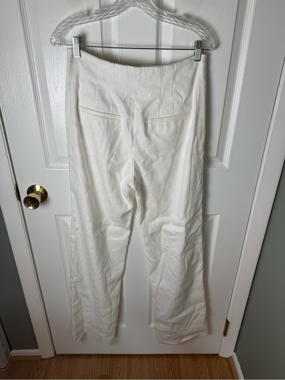 Veronica Beard Jude Wide-Leg Pants in White 8 - Picture 7 of 11